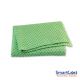 ผ้าไมโครไฟเบอร์ สีเขียว ขนาด 40×40 ซม.