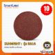 SUNMIGHT: กระดาษทรายกลม 4นิ้ว รุ่น B316 หลังสักหลาด (10 ชิ้น/ชุด) ขัดสนิม ขัดเหล็ก